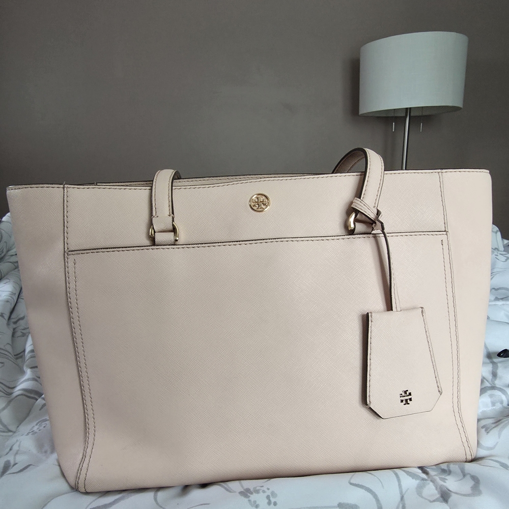 Tory Burch Cream Tote Bag